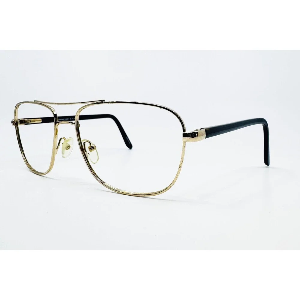 Kirkland Signature Eyeglass Frames Mens Gold KS KODEE Aviator 55-16-140